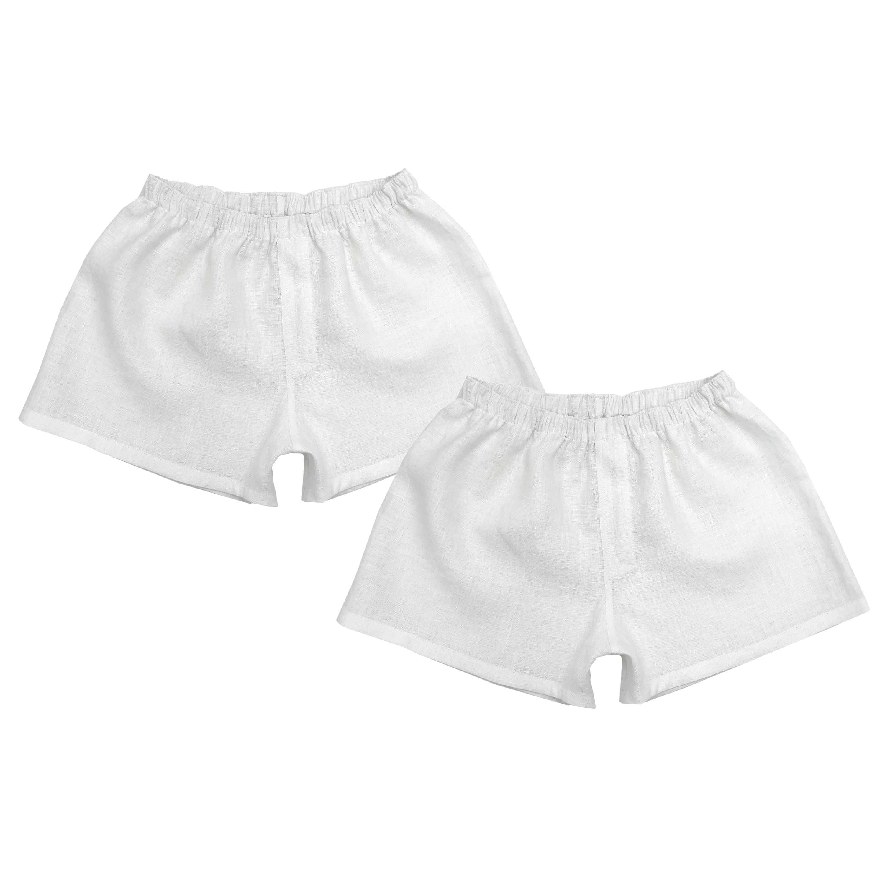 Women’s Linen Loose Boxers Set
