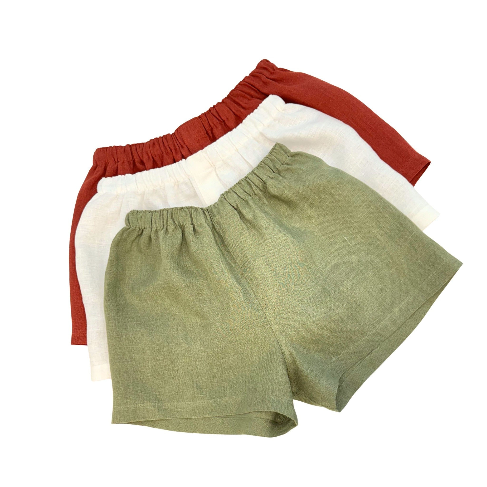 Women’s Linen Pajama Boxers