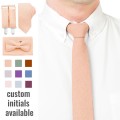 Linen peach (bellini) tie