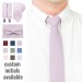 Linen blush pink (cameo) neck tie