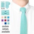 Linen mint (spa) tie