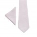 Linen blush pink (cameo) neck tie