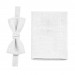 Linen white bow tie and suspenders