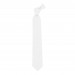 Linen white necktie