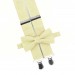 Linen light yellow (canary) bow tie