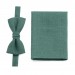 Linen forest green (hunter green) tie