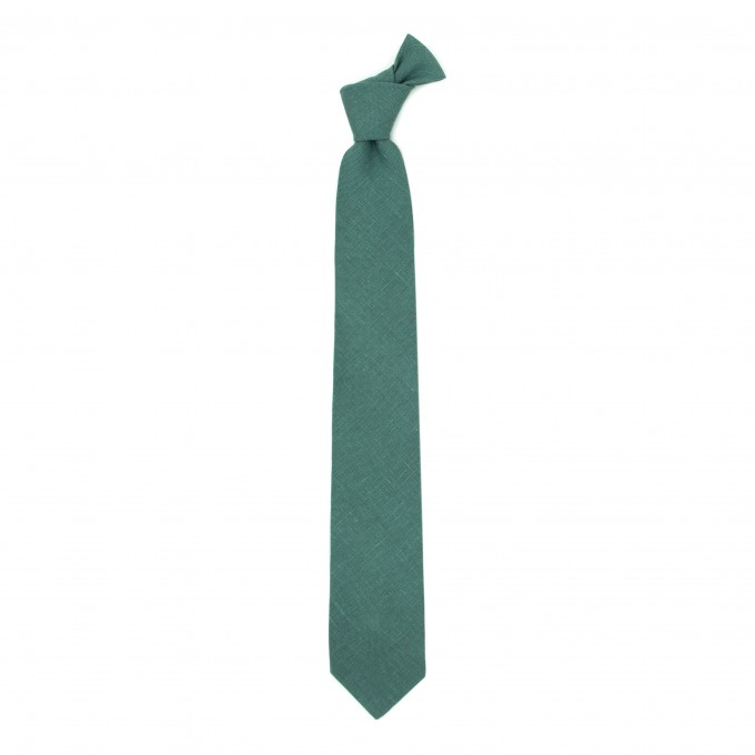 Forest green (hunter) ties and suspenders