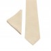 Beige (champagne) neck ties and suspenders