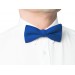 Linen royal blue (horizon) bow tie and pocket square