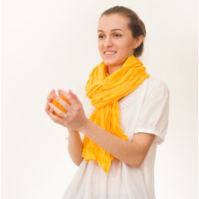 Mustard scarf