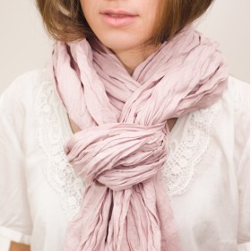 Blush pink scarf