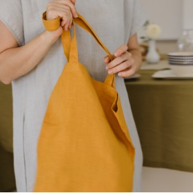 Mustard tote bag