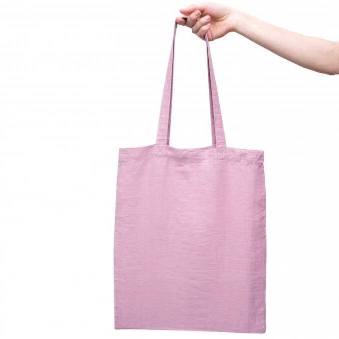 Dusty rose tote bag1