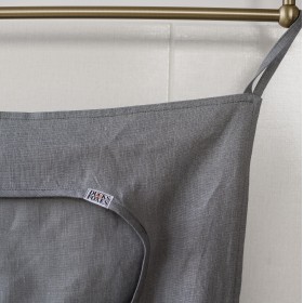 Light gray handing laundry bag