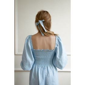 Light blue off shoulder dress Baila