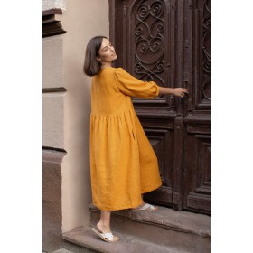 Mustard oversize dress Zoie