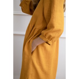 Mustard oversize dress Zoie